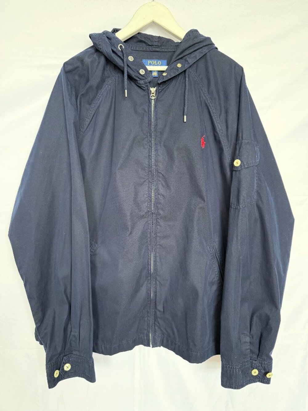 Polo Ralph Lauren Navy Zip Canvas Jacket